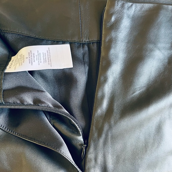 NWT $895 Vince Genuine Leather Shorts. Size4. Fits ( 4- 6), 100% Lamb Leather - Picture 10 of 13